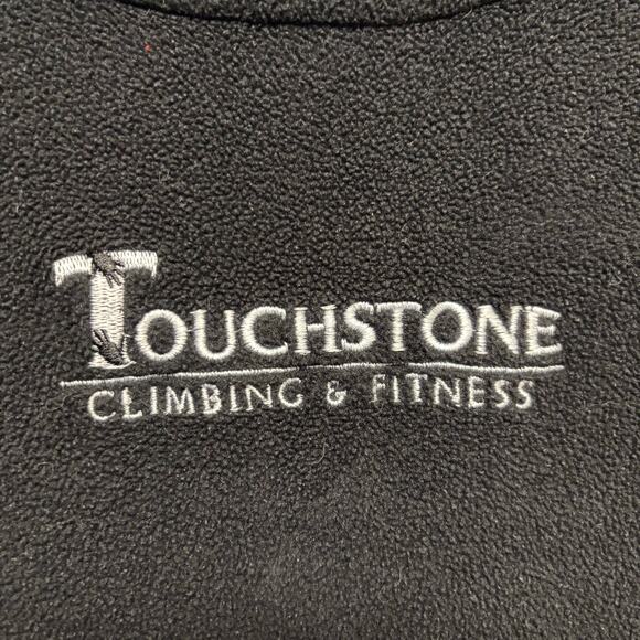 Patagonia Womens Black Fleece Quarter Zip Touchstone Climbing Large Outdoor Hike - Picture 9 of 10